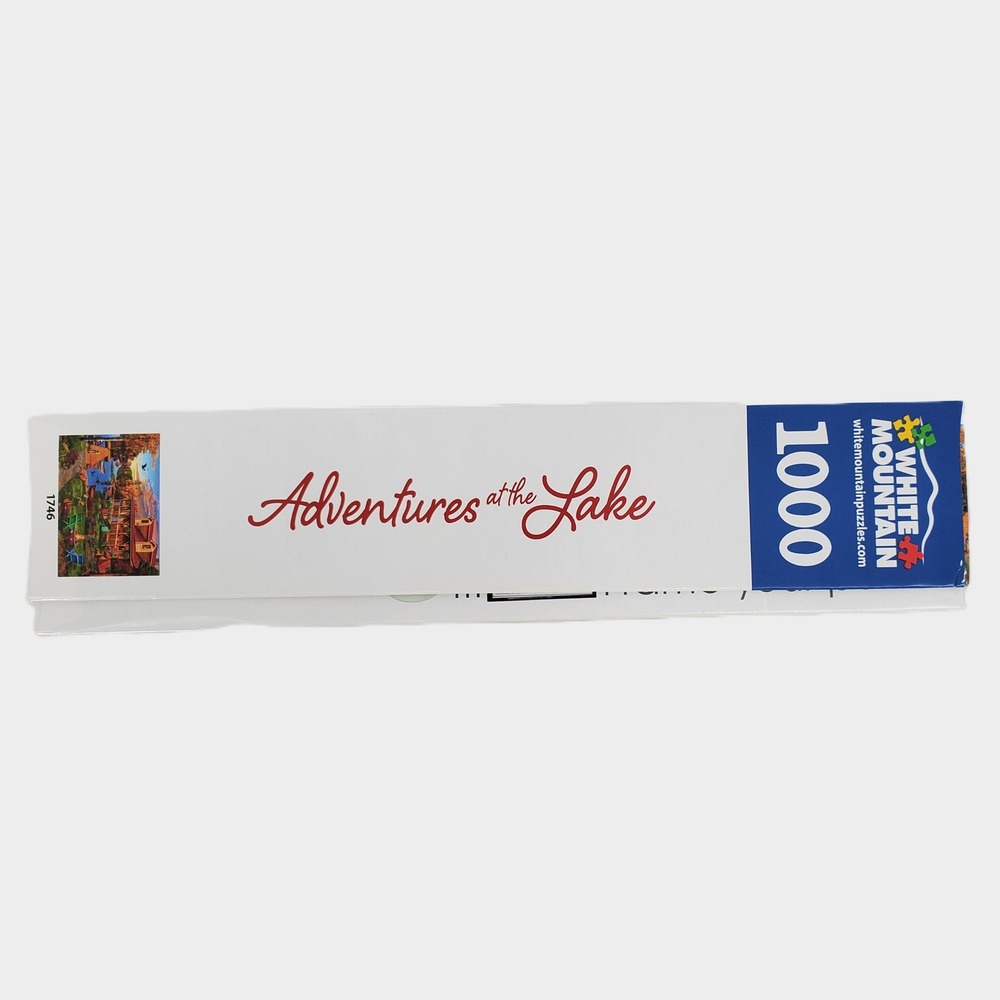 White Mountain Puzzles Adventures at the Lake 1000 Piece Jigsaw Puzzle 1746 USA - Picture 7 of 8